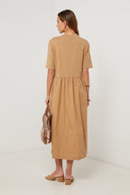Robe - Camel - Femme