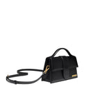Jacquemus - Sac Le Grand Bambino - Gold Logo - Femme - Black