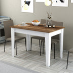 Tables De Cuisine Kiev 511 - Noyer / Blanc