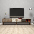 TV Units Milan - Walnut / White