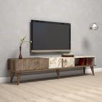 TV Units Milan - Walnut / White