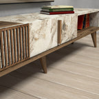 TV Units Milan - Walnut / White