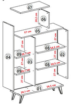 Bibliothèques Form - Blanc