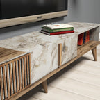Ensembles De Meubles De Salon Milan - Noyer / Blanc