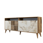 Consoles Milan - Noyer / Blanc