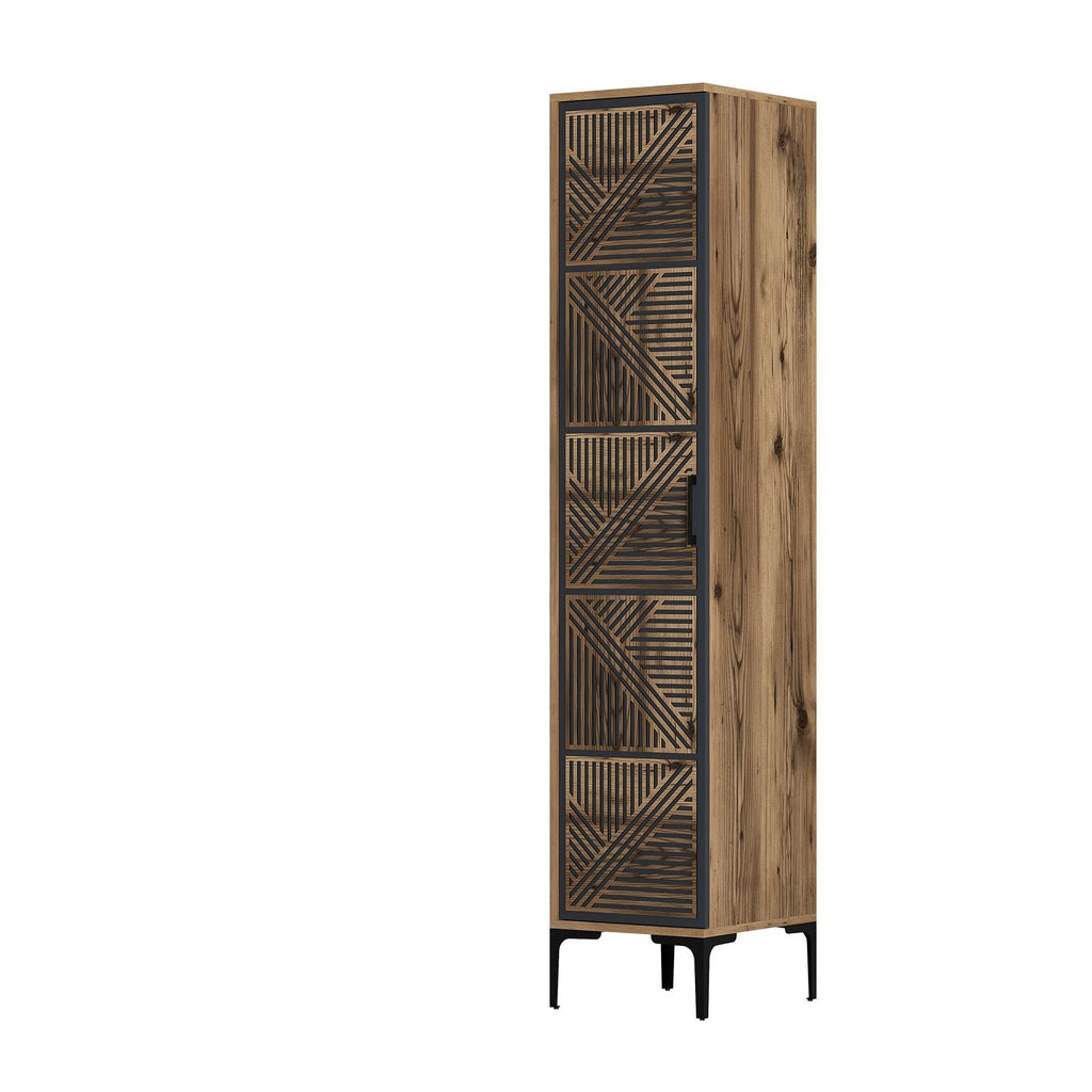 Armoires Kumsal P - Noyer / Anthracite