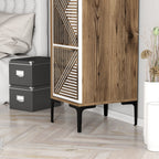 Armoires Kumsal P - Noyer / Blanc
