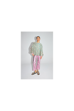 The Paola Shirt With Pink And Yellow Floral Gypsy Print