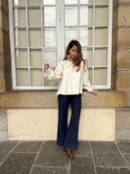 Celeste Ecru Denim Jacket