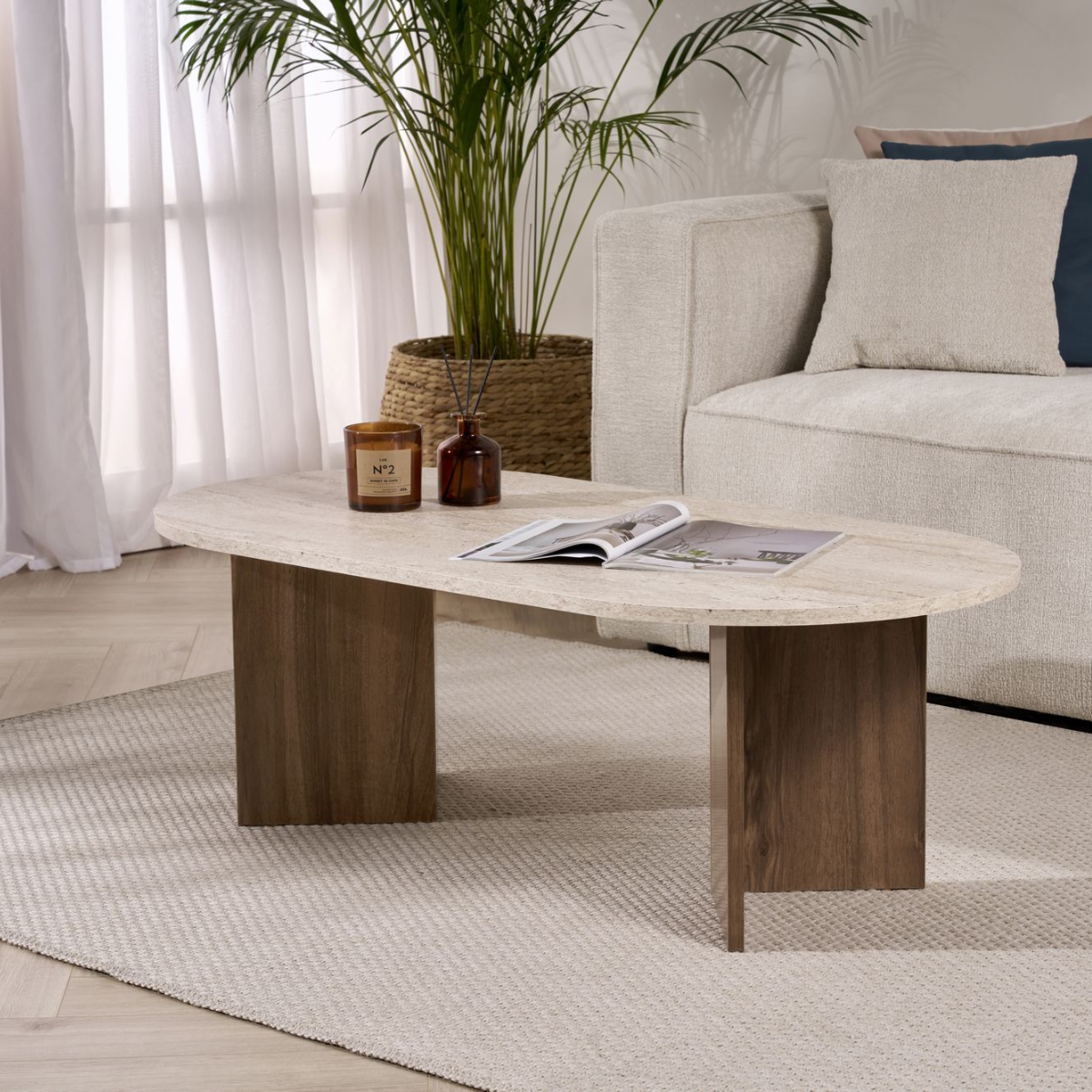 Iris - Table Basse Ovale