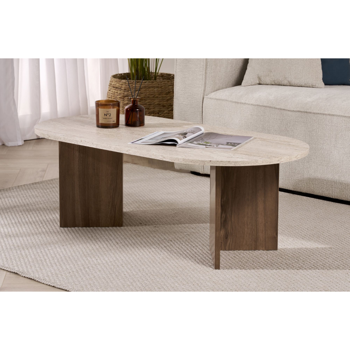 Iris - Table Basse Ovale