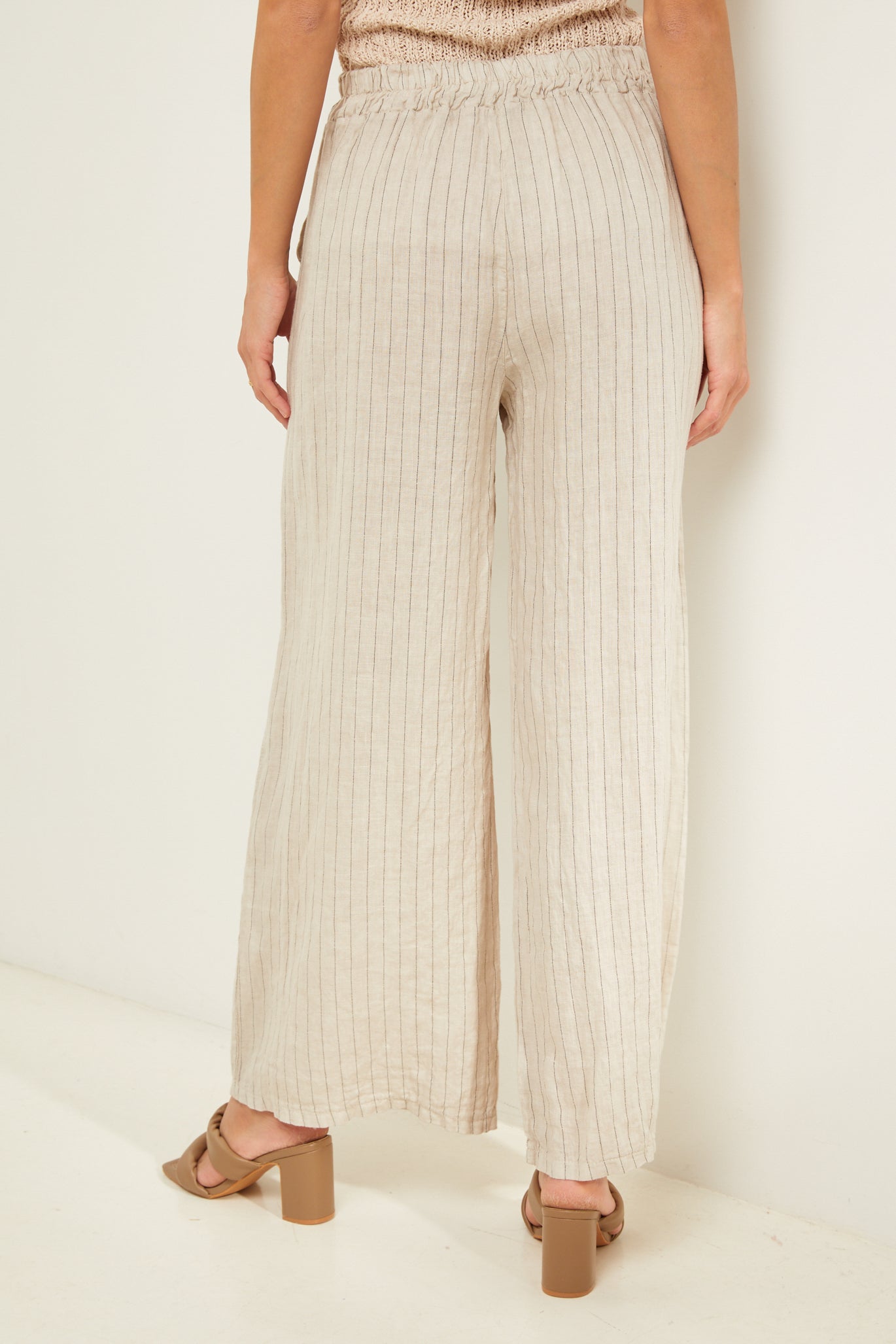 Trousers - Beige - Women