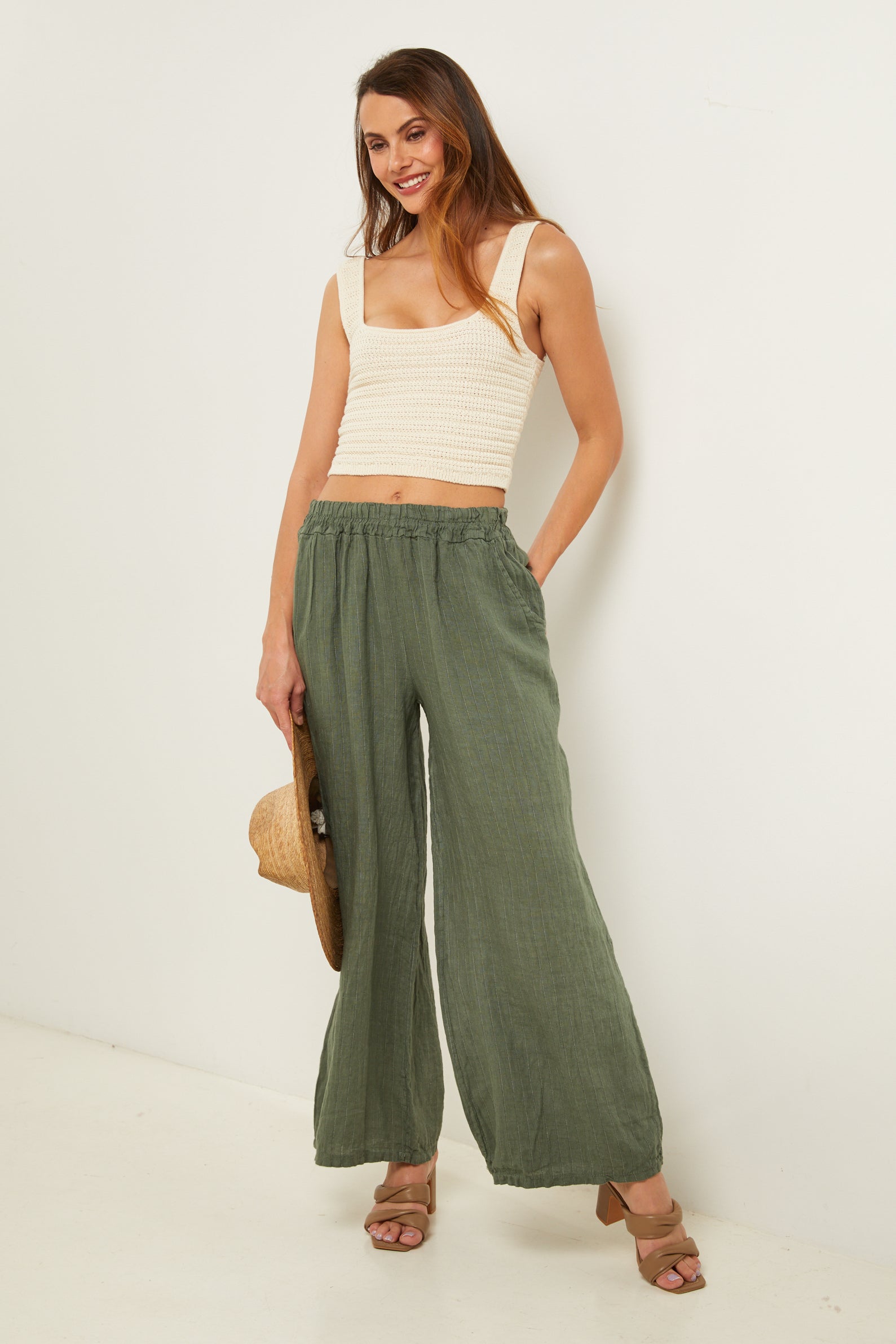 Pantalon - Kaki - Femme