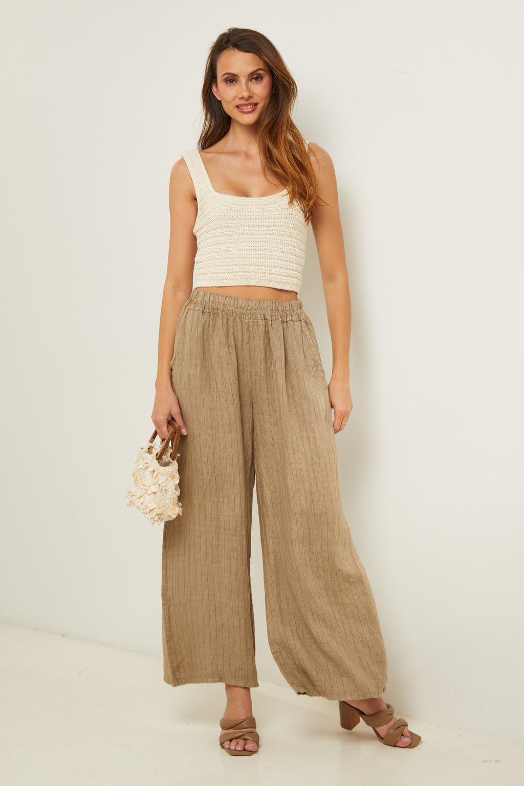 Pantalon - Taupe - Femme