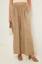 Pantalon - Taupe - Femme