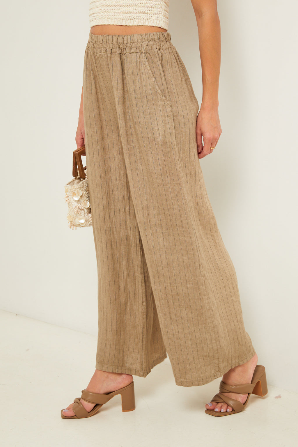 Pantalon - Taupe - Femme