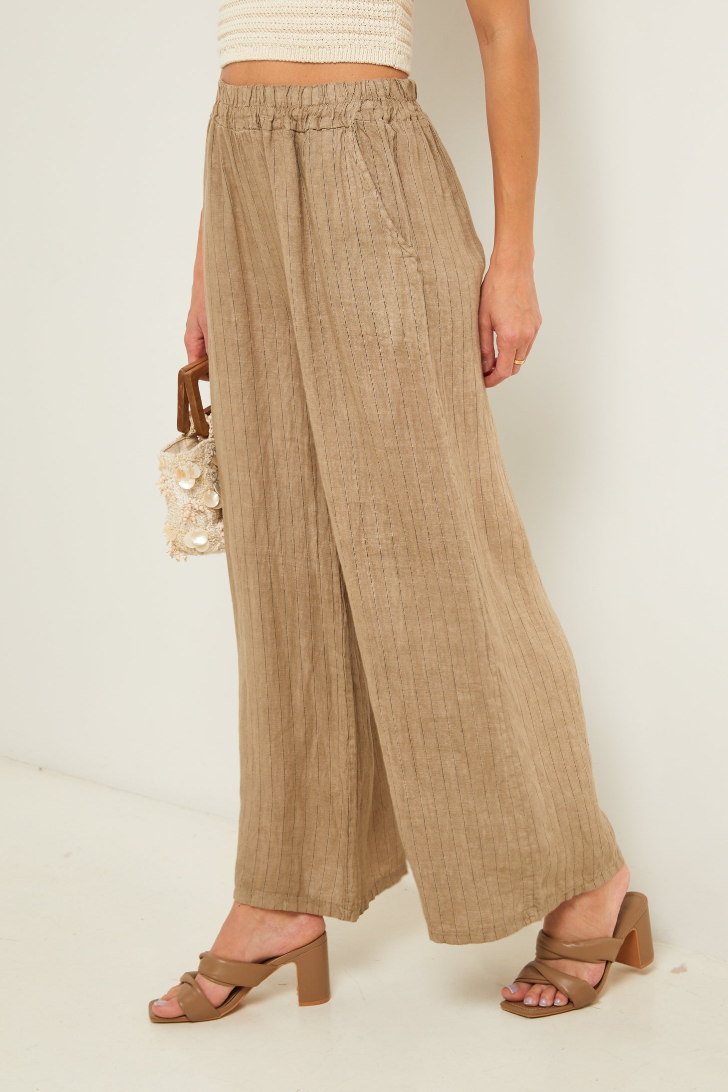 Pantalon - Taupe - Femme