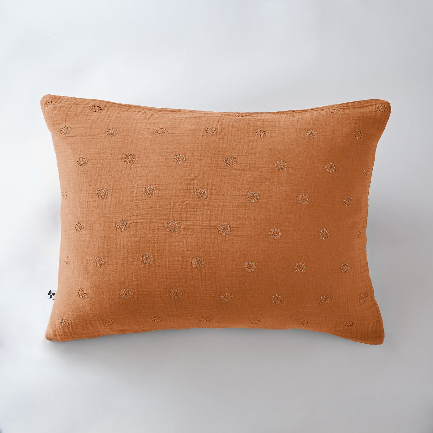 Gaïa Boho - Taie D'Oreiller - Double Gaze De Coton - Abricot