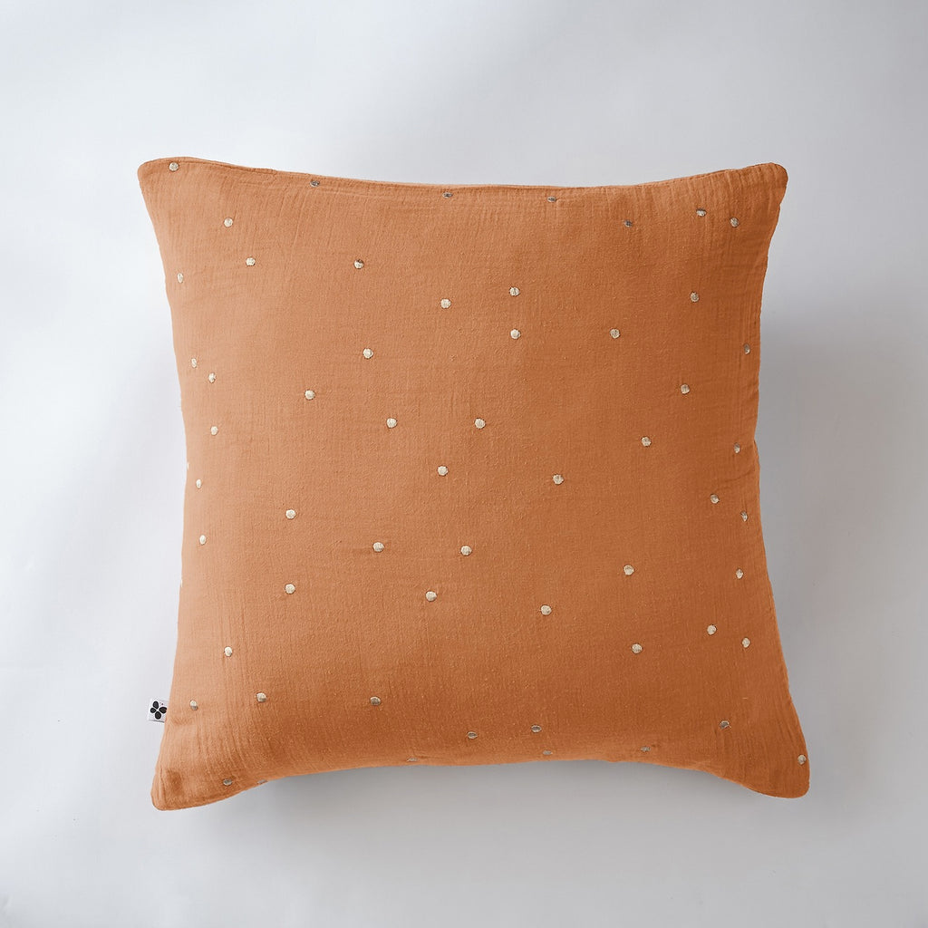 Gaïa - Taie D'Oreiller - Double Gaze De Coton - Chic Abricot