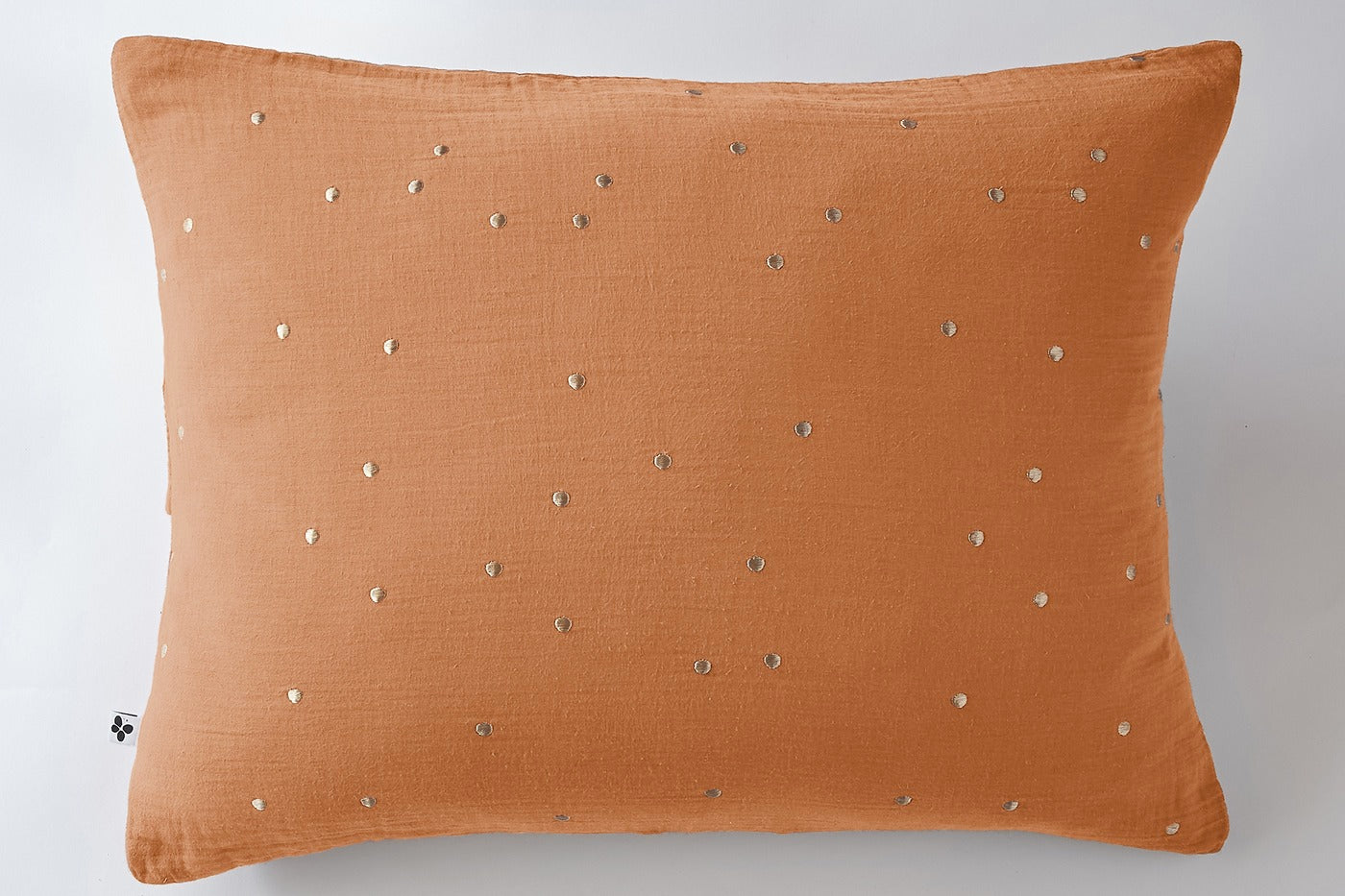 Gaïa - Taie D'Oreiller - Double Gaze De Coton - Chic Abricot