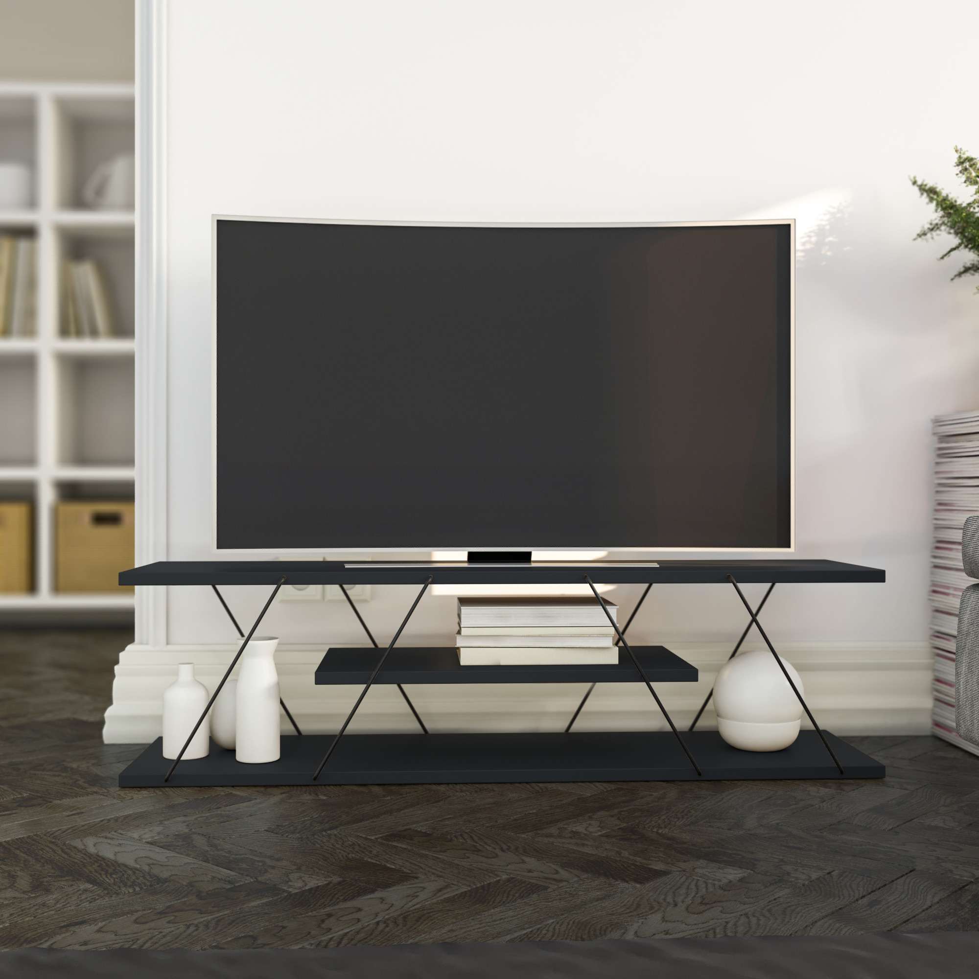 TV Units Canaz V2 - Anthracite / Grey