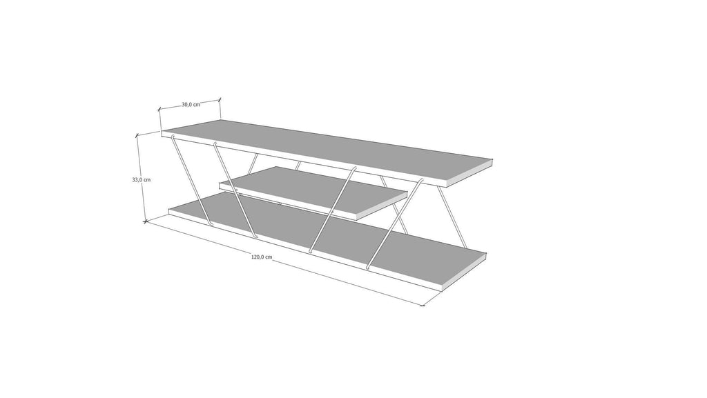 TV Units Canaz V2 - White / Black