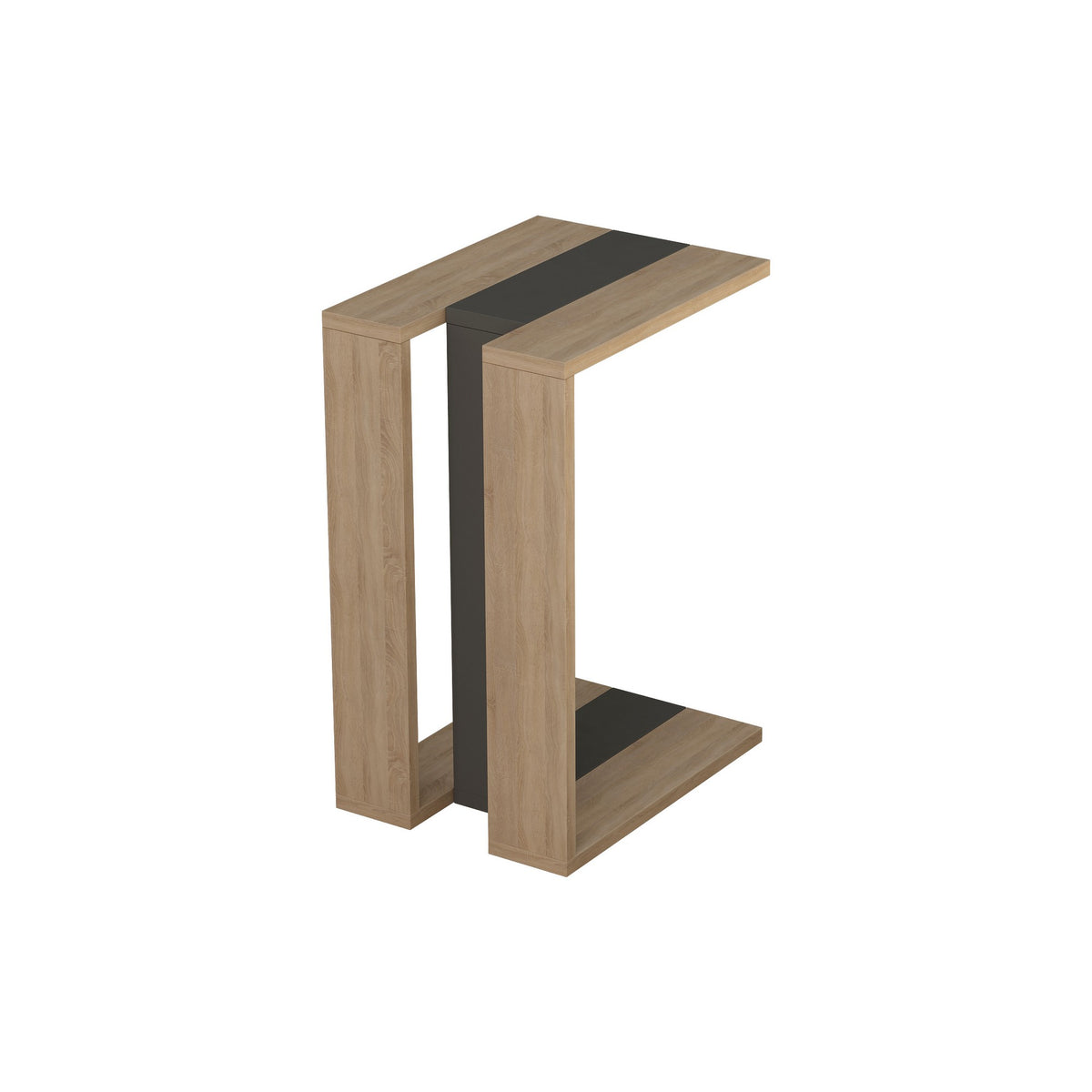 Muju - Side Table - Oak/Anthracite/Oak
