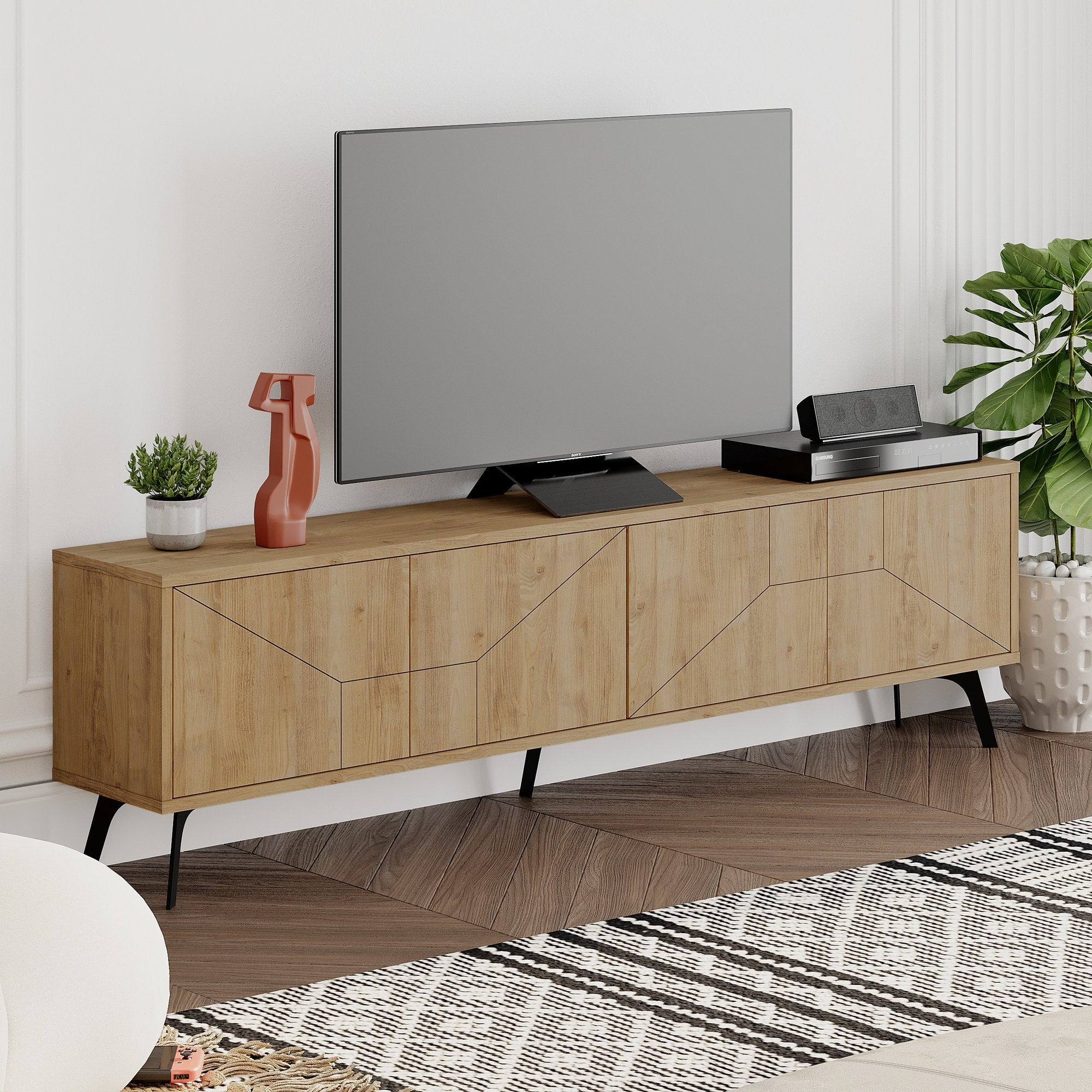Meubles Tv Dune - Chêne