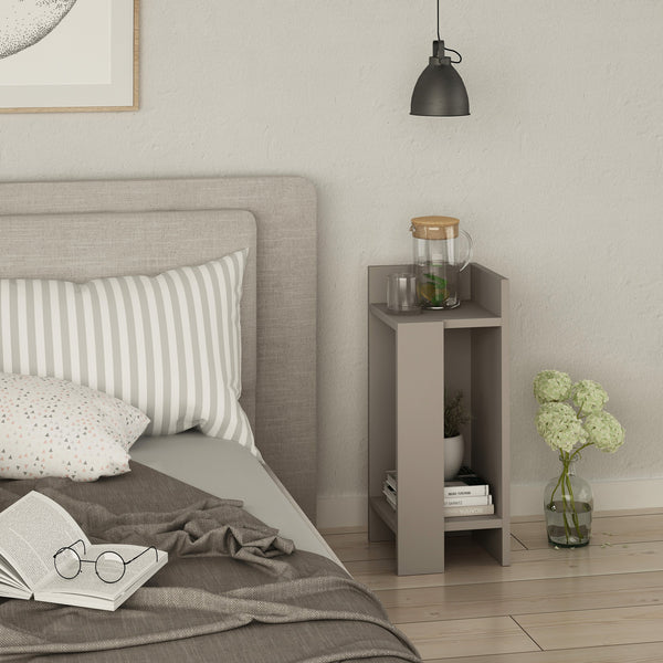 Elos Right - Bedside Table - Light Mocha