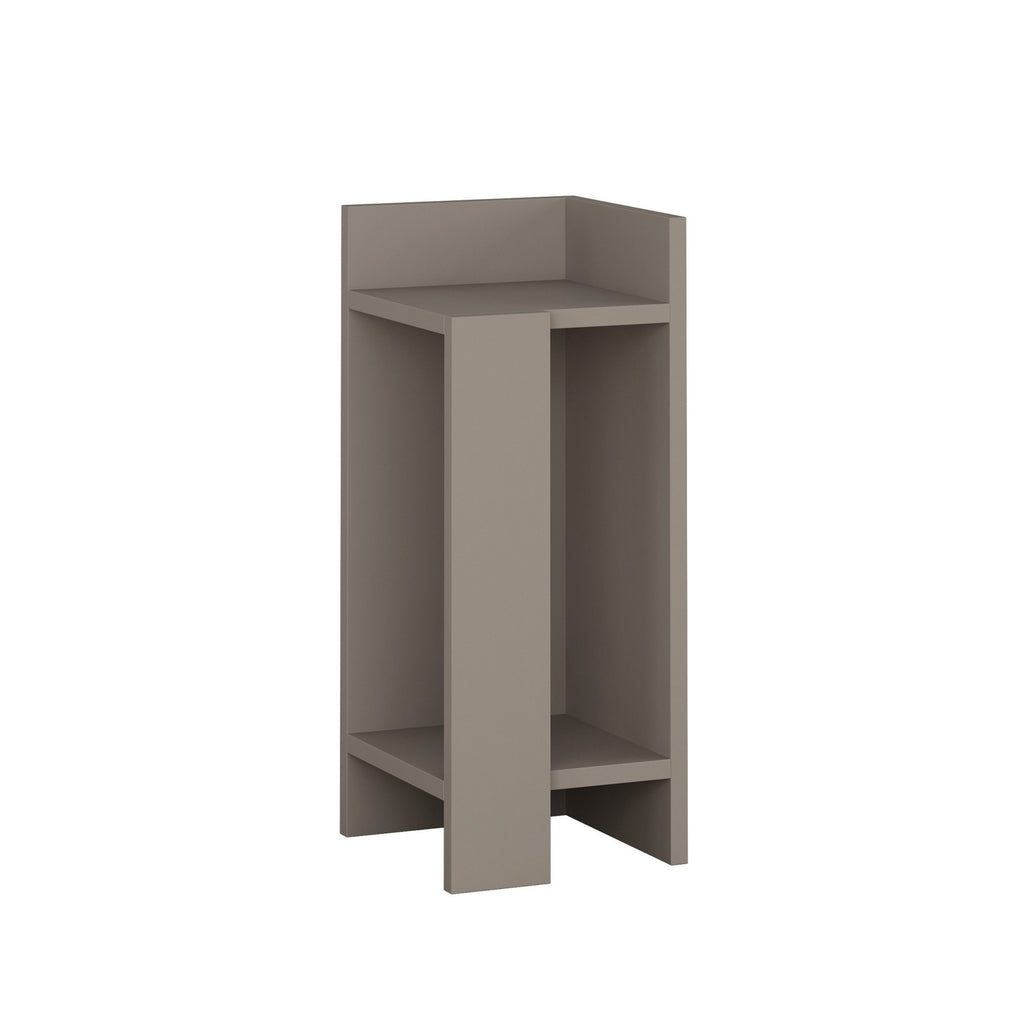 Elos Right - Bedside Table - Light Mocha
