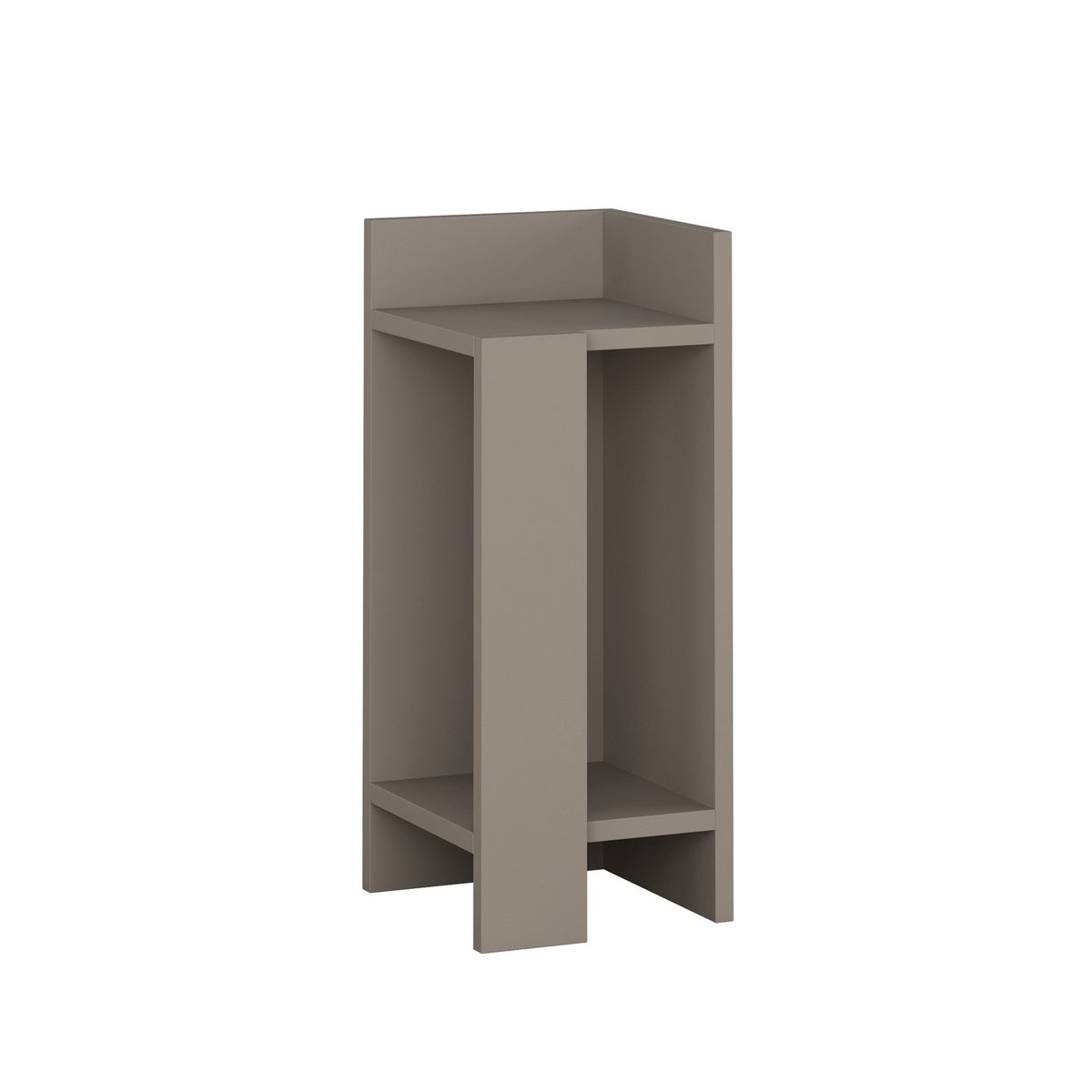 Elos Right - Bedside Table - Light Mocha
