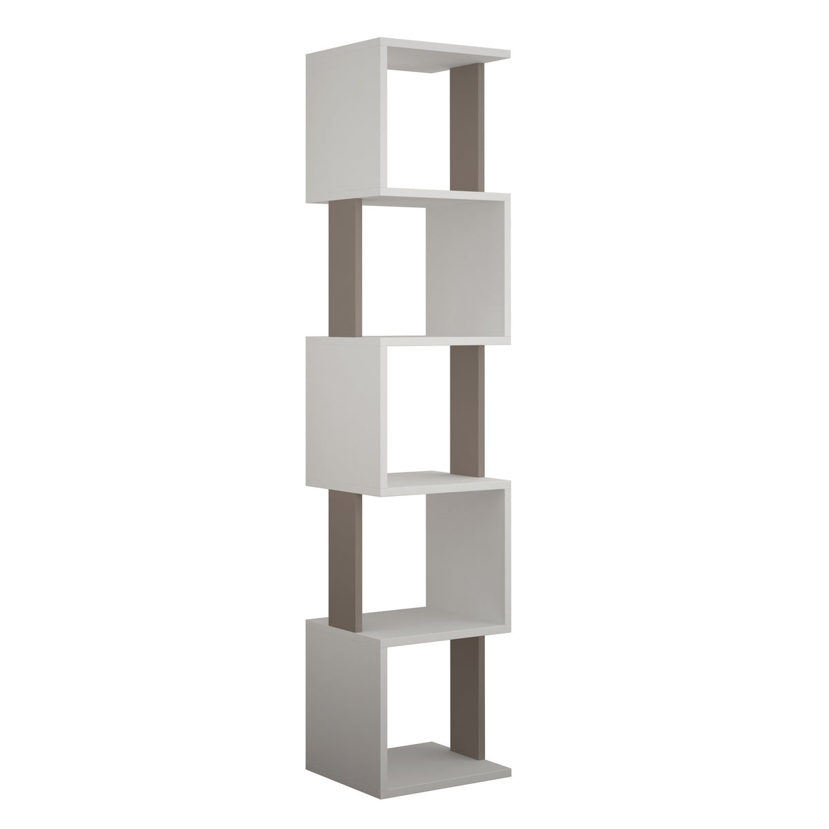 Piri - Bookshelf - White/Light Mocha
