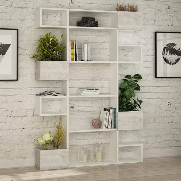 Niho - Bookcase - White/Light White