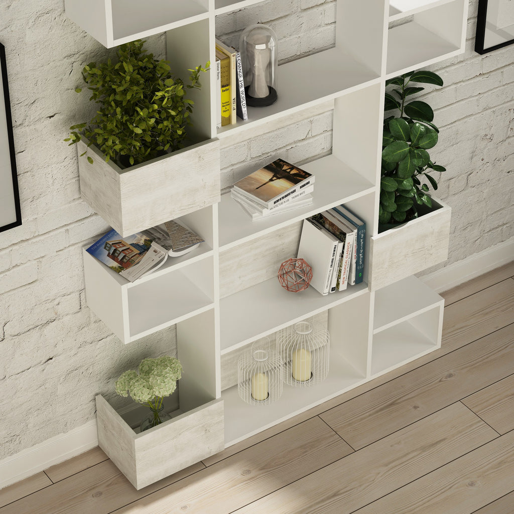 Niho - Bookcase - White/Light White