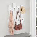 Wave - Wall Coat Rack - White