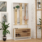Chester - Hall Stand - White/Oak