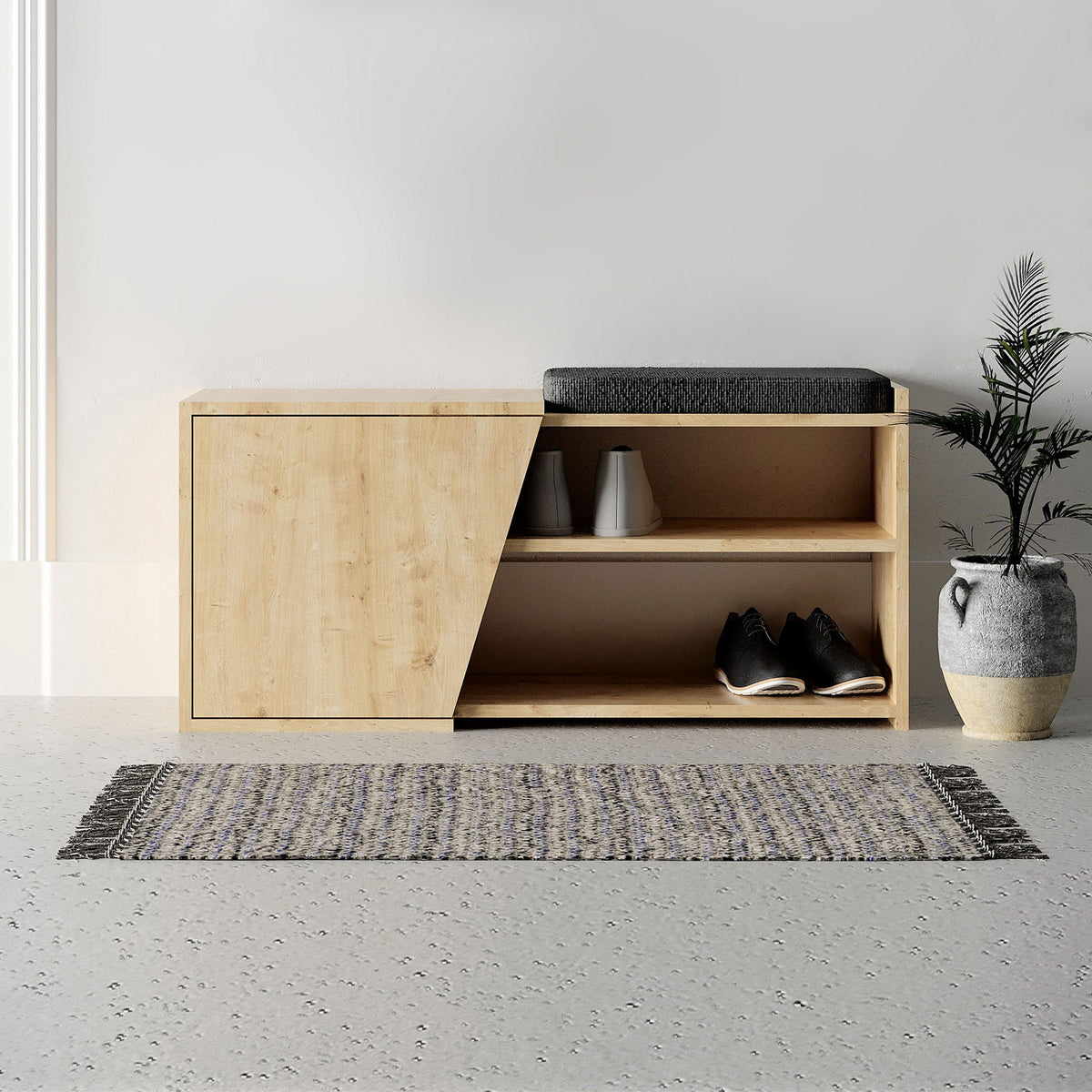 Fiona - Shoe Cabinet - Oak