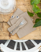 Gaïa - Set of Towels - Plain Double Cotton Gauze - Twine