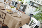 Gaïa - Nappe Rectangle - Double Gaze De Coton Unie - Ficelle