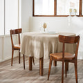 Gaïa - Round Tablecloth - Plain Double Cotton Gauze - String