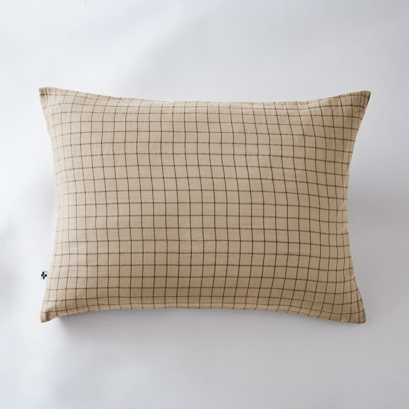 Gaïa - Taie D'Oreiller - Double Gaze De Coton - Mix Ficelle