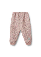 Pantaloni termici Alex - Prato fiorito color cipria