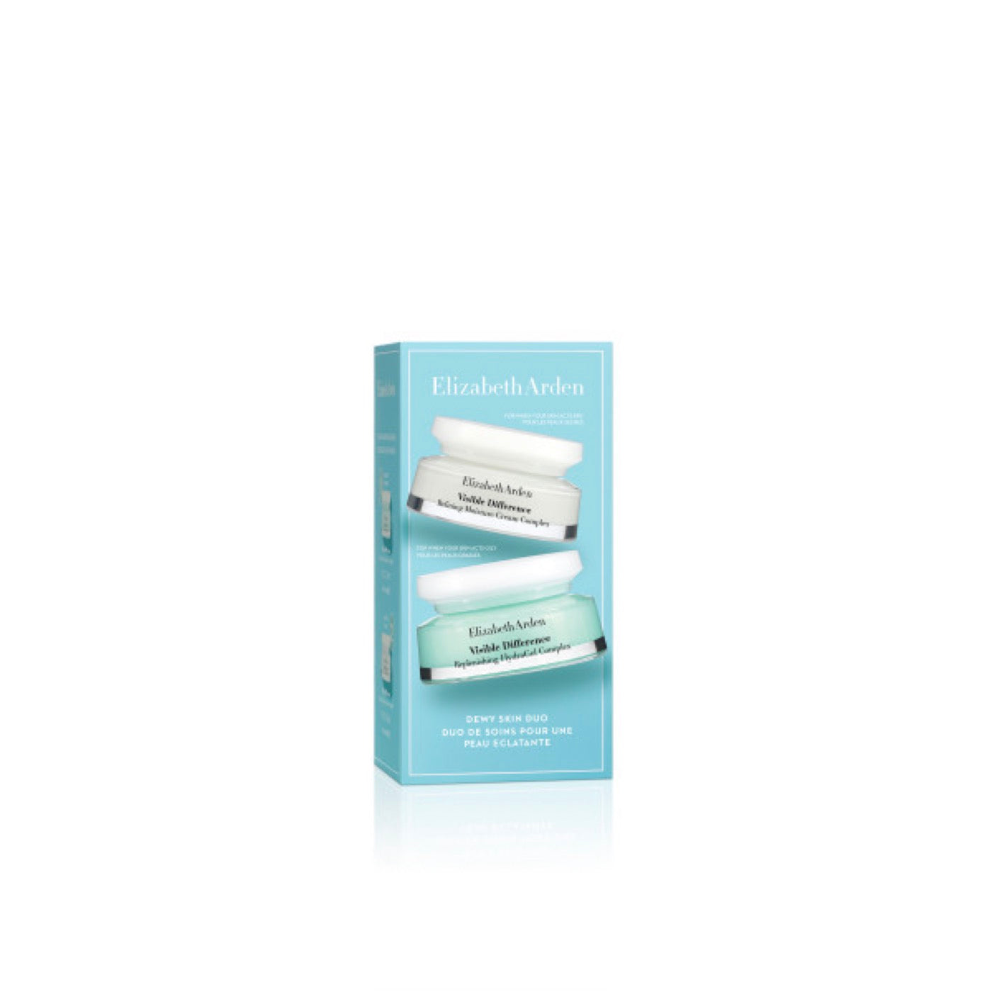 Coffret - Visible Difference Duo De Soins Pour Une Peau Éclatante, Crème De Jour Et Gel Hydratants, Raffermit, Soin Anti-Âge