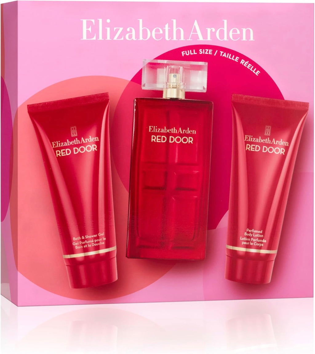 Trio Box - Elizabeth Arden Red Door, aroma floral, perfume glamoroso y elegante