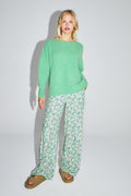 The Gabrielle Baby Alpaca Vibrant Green Knit Made in Italy