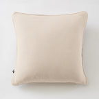 Gaïa - Removable-Cover Cushion with Piping - Plain Double Cotton Gauze - Pampa