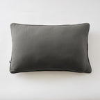 Removable Cushion Cover with Piping - Double Plain Cotton Gauze - Gaia - Granite