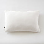 Gaïa - Removable-Cover Cushion with Piping - Double Plain Cotton Gauze - Chantilly
