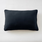 Gaïa - Coussin Déhoussable Avec Passepoil - Double Gaze De Coton Unie - Minuit