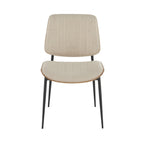 Hortense - Lot De 2 Chaises - Tissu Matelassé - Beige